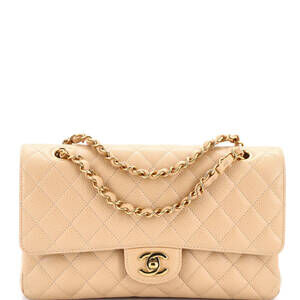 Chanel Medium Classic Double Flap Bag Quilted Caviar